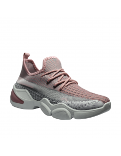 Tenis rosados con gris 2